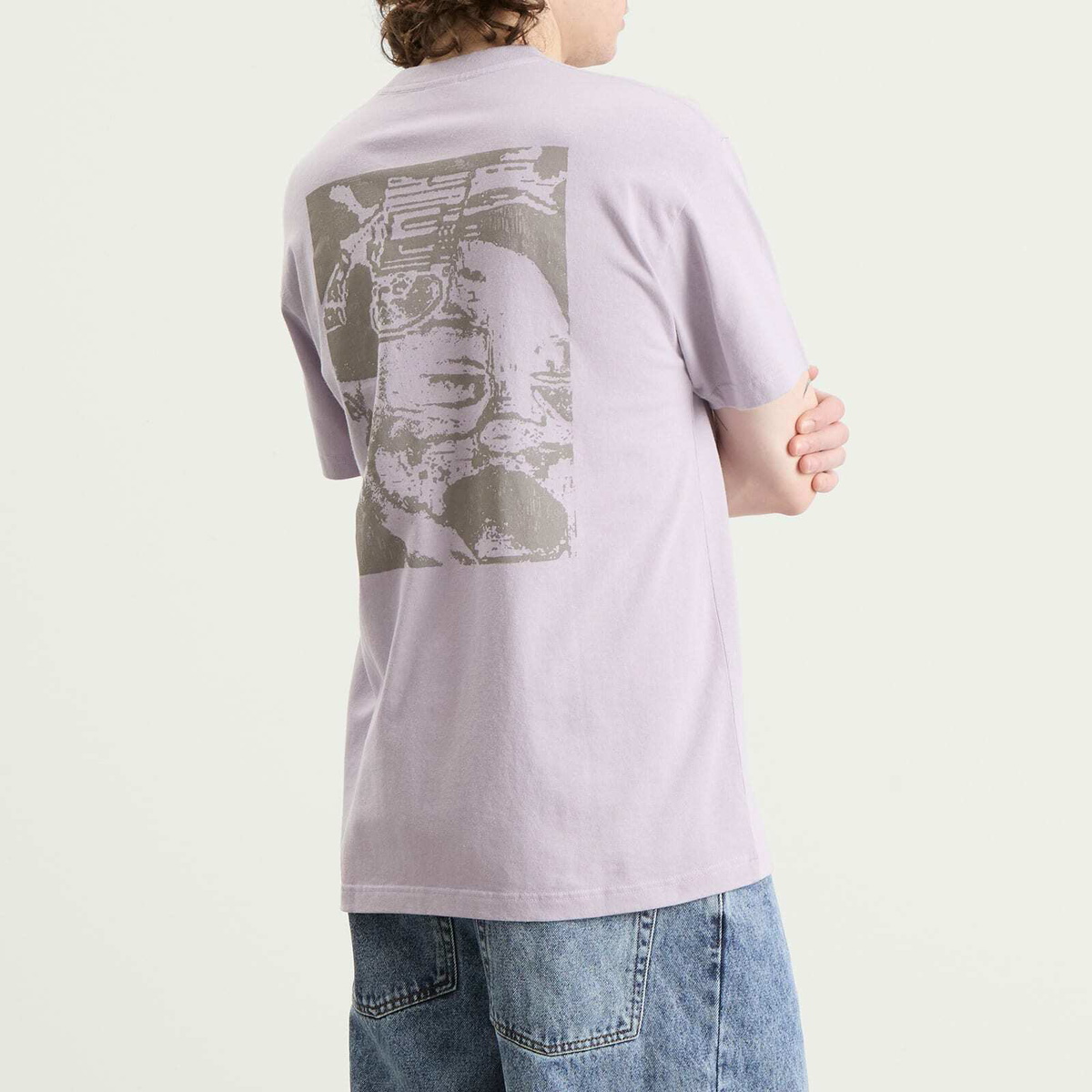 Polar Skate Co. Men's Conflict Scenario T-Shirt in Pale Purple