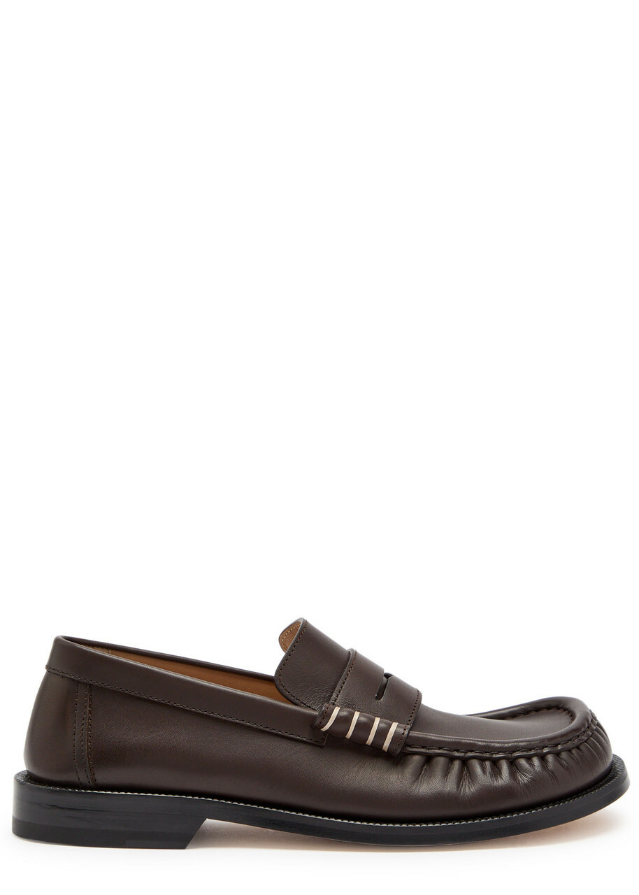 JW Anderson Leather Loafers Brown