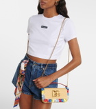 Dolce&Gabbana 3.5 Small raffia-effect crossbody bag