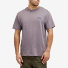 Dime Men's Classic Small Logo T-Shirt in Plum Grey