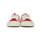 Vans Red and White Checkerboard Bold NI Sneakers