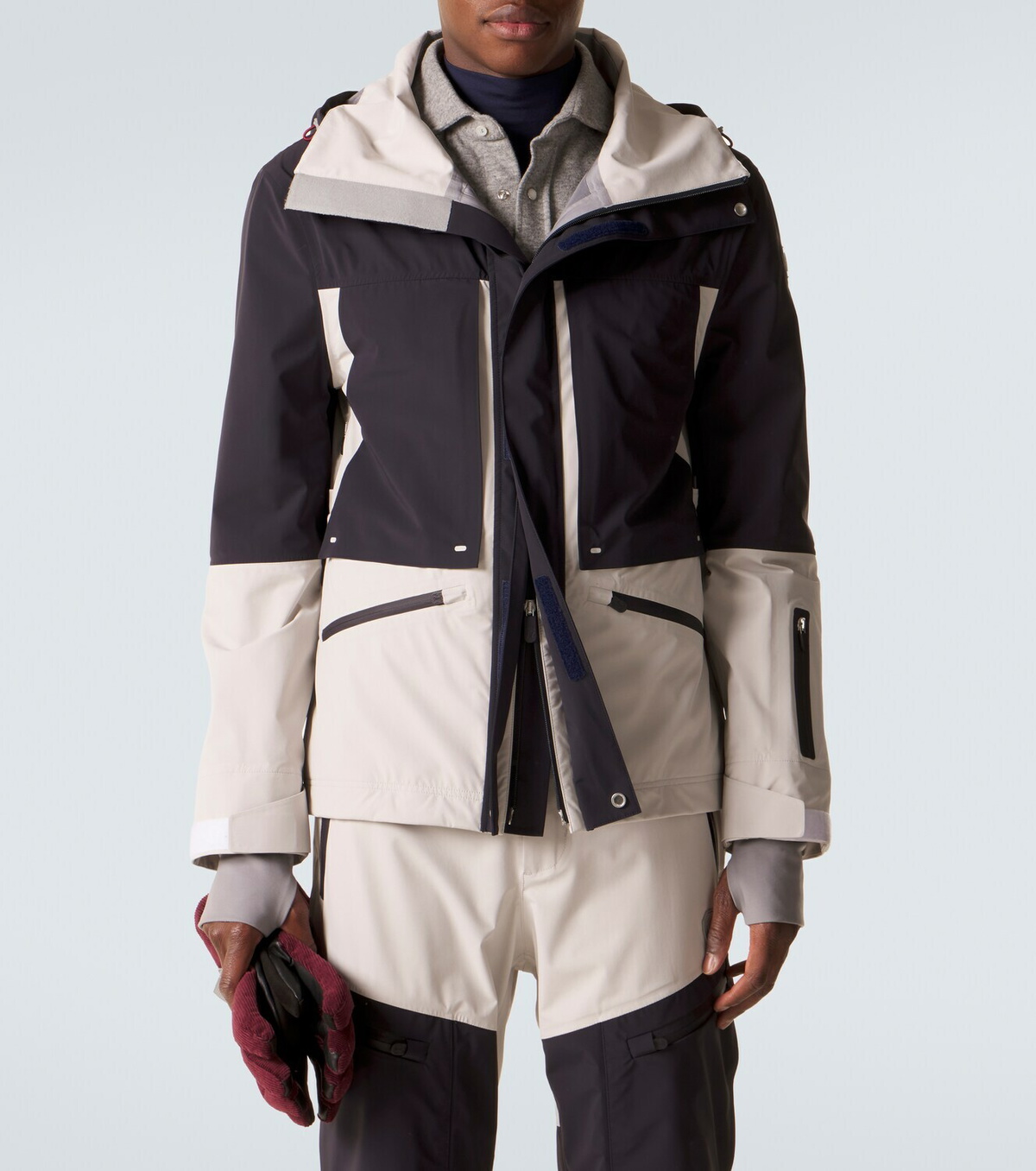 Brunello Cucinelli Hooded ski jacket