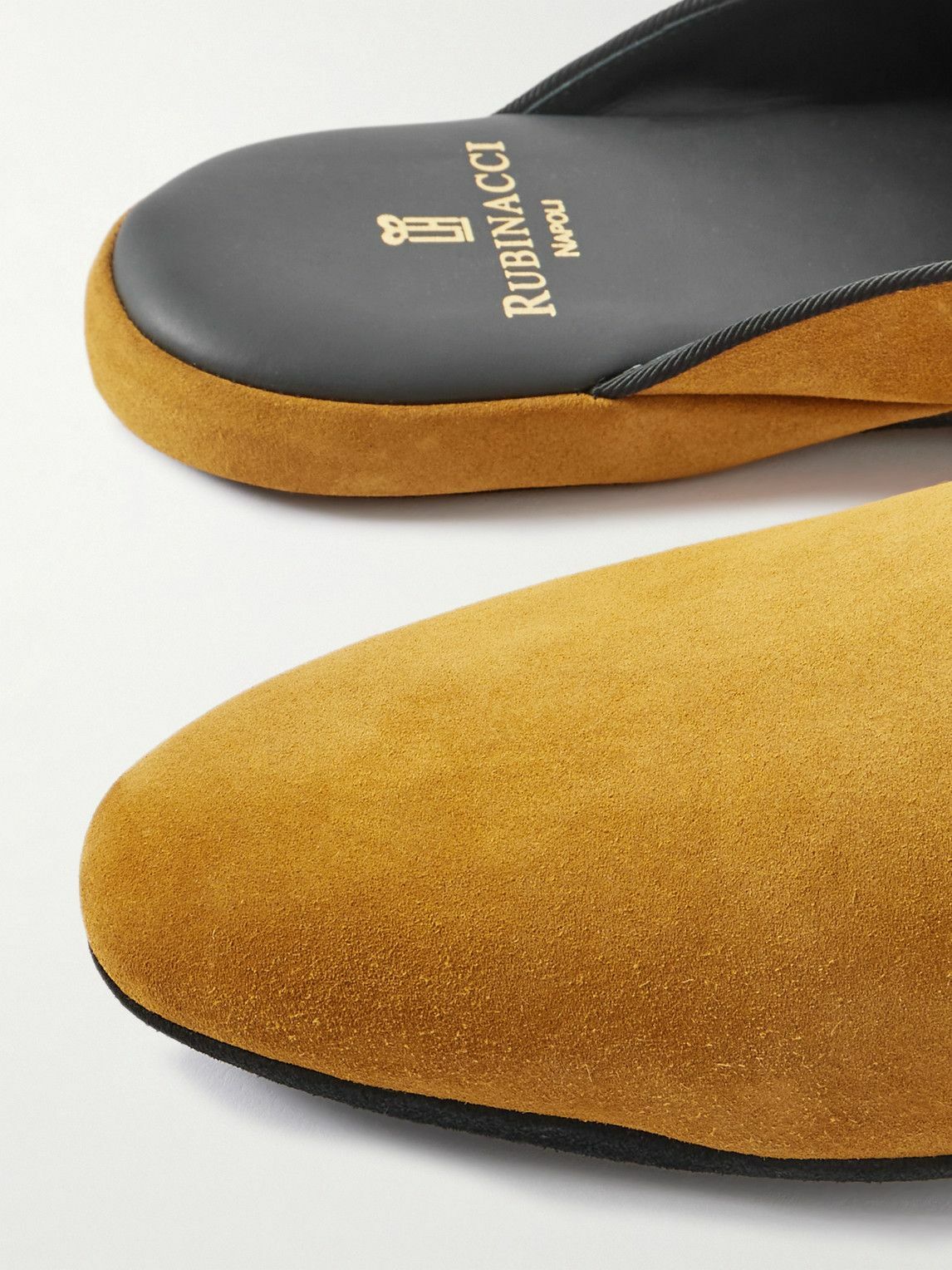 Rubinacci - Comfort Suede Slippers - Gold