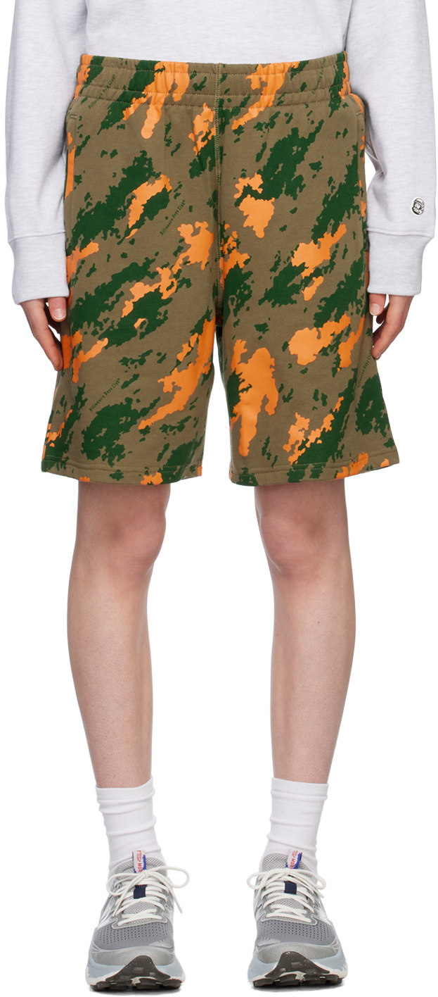 Billionaire Boys Club Khaki Camo Print Shorts