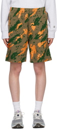 Billionaire Boys Club Khaki Camo Print Shorts