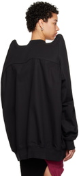 Rick Owens Black Tec Bomber Jacket