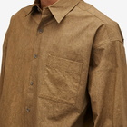 Merely Made Men's Natural Dye Overshirt in Walnut