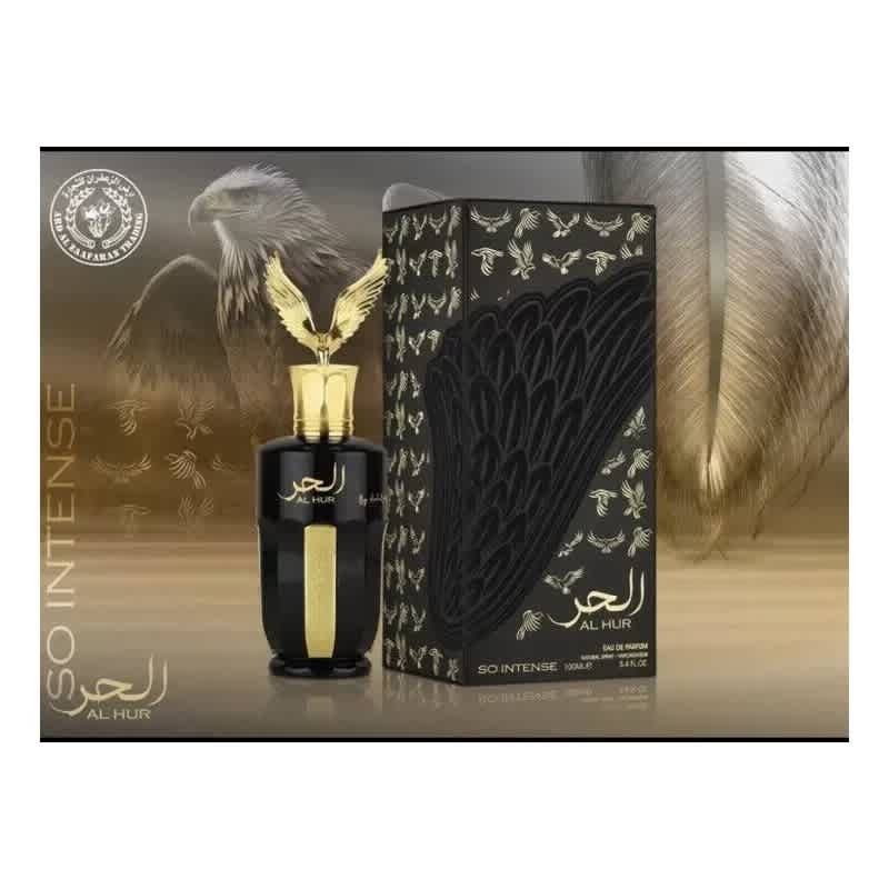 Ard Al Zaafaran Mens Al Hur So Intense EDP Spray 3.4 oz Fragrances 6432452224743
