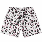 Dries Van Noten Men's Animal Print Swim Short in Ecru