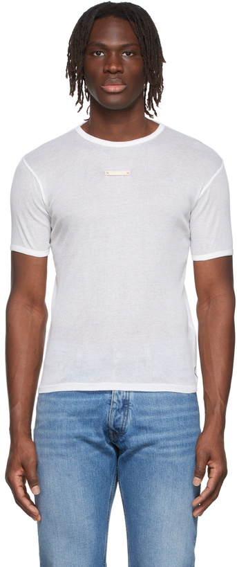 Photo: Maison Margiela White Rib T-Shirt