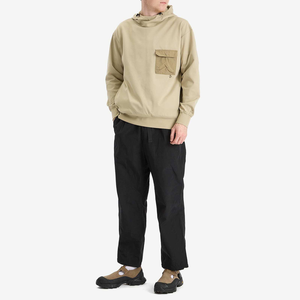 Snow Peak Men's Insect Shield Hoodie in Beige