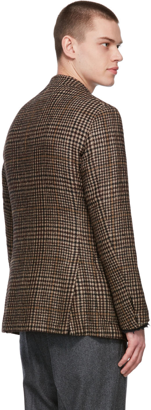 Ring Jacket Beige Wool Tweed Blazer
