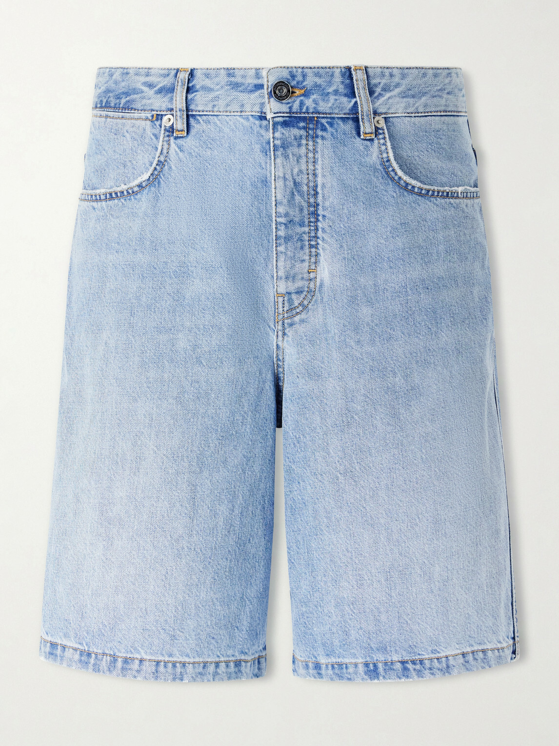 Givenchy - Straight-Leg Denim Shorts - Blue
