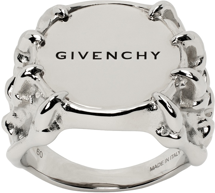 Photo: Givenchy Silver G Skull Ring