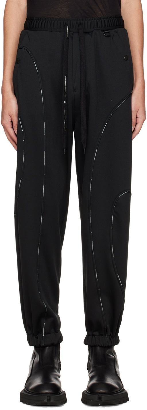 Julius Black Piping Lounge Pants Julius