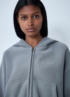 Alexander Wang Crop Zip-Up Sweateshirt