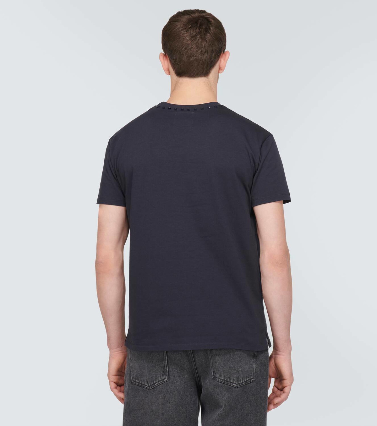 Valentino Rockstud cotton jersey T-shirt Valentino
