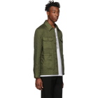 Helmut Lang Green Quilted Workwear Jacket