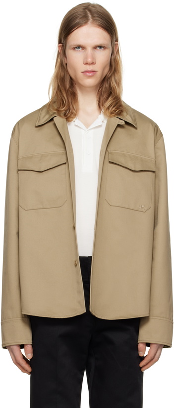 Photo: Courrèges Beige Utility Overshirt
