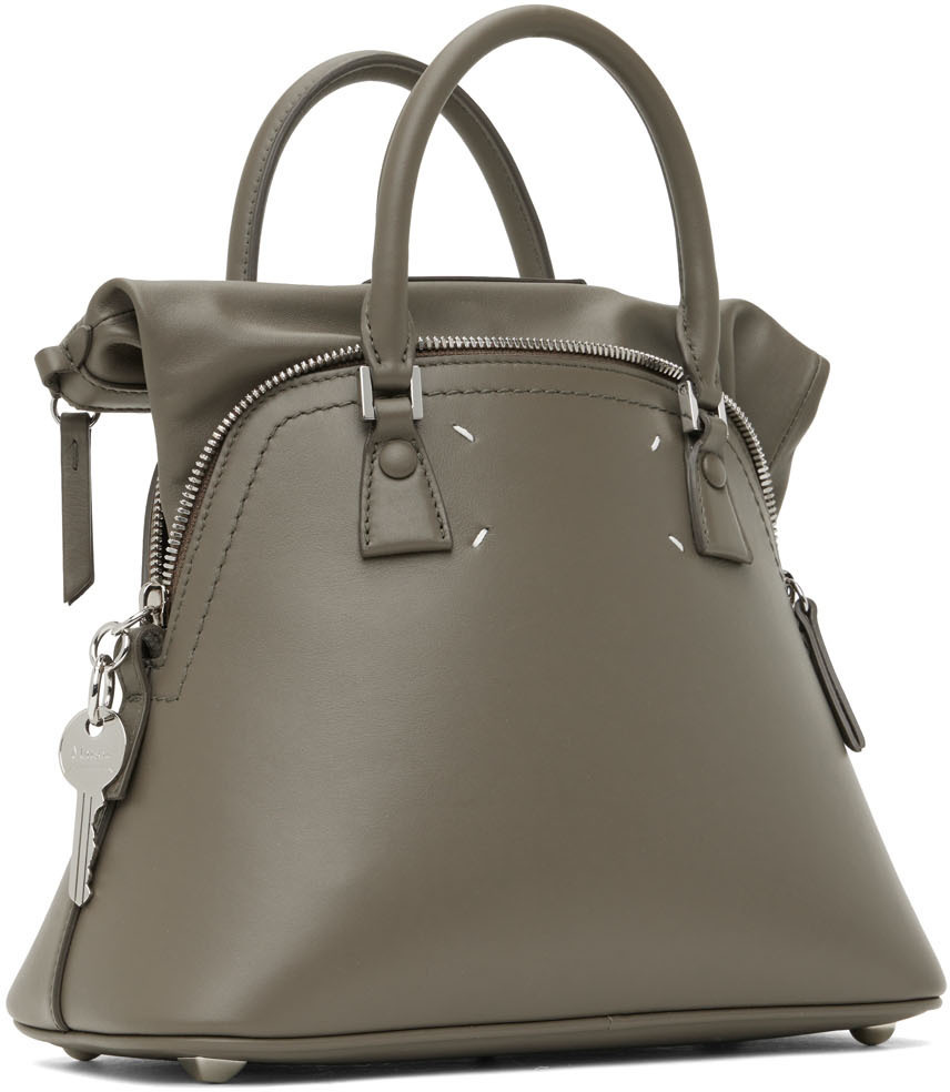 Maison Margiela 5AC ミディアム　ダークグレー Maison Margiela Grey Mini 5AC Messenger Bag Maison Margiela
