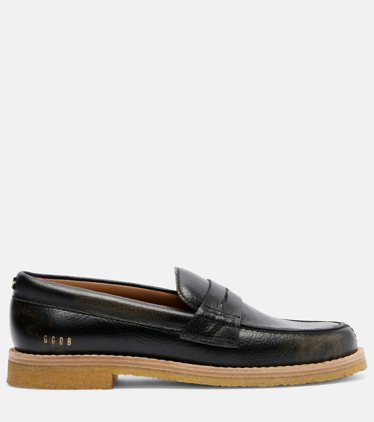 Golden Goose Jerry distressed leather penny loafers