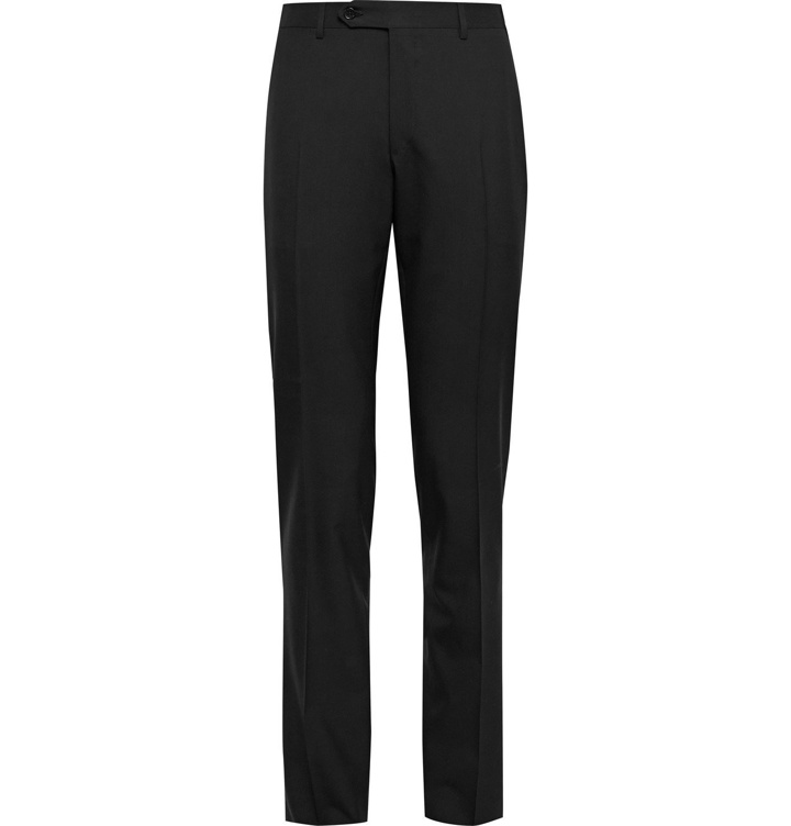 Photo: CANALI - Slim-Fit Super 120s Wool Trousers - Black