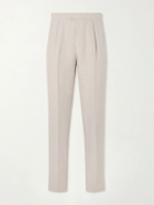 Favourbrook - Cooper Slim-Fit Linen Suit Trousers - Gray