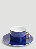 L'Objet Set of Two Lapis Teacup and Saucer