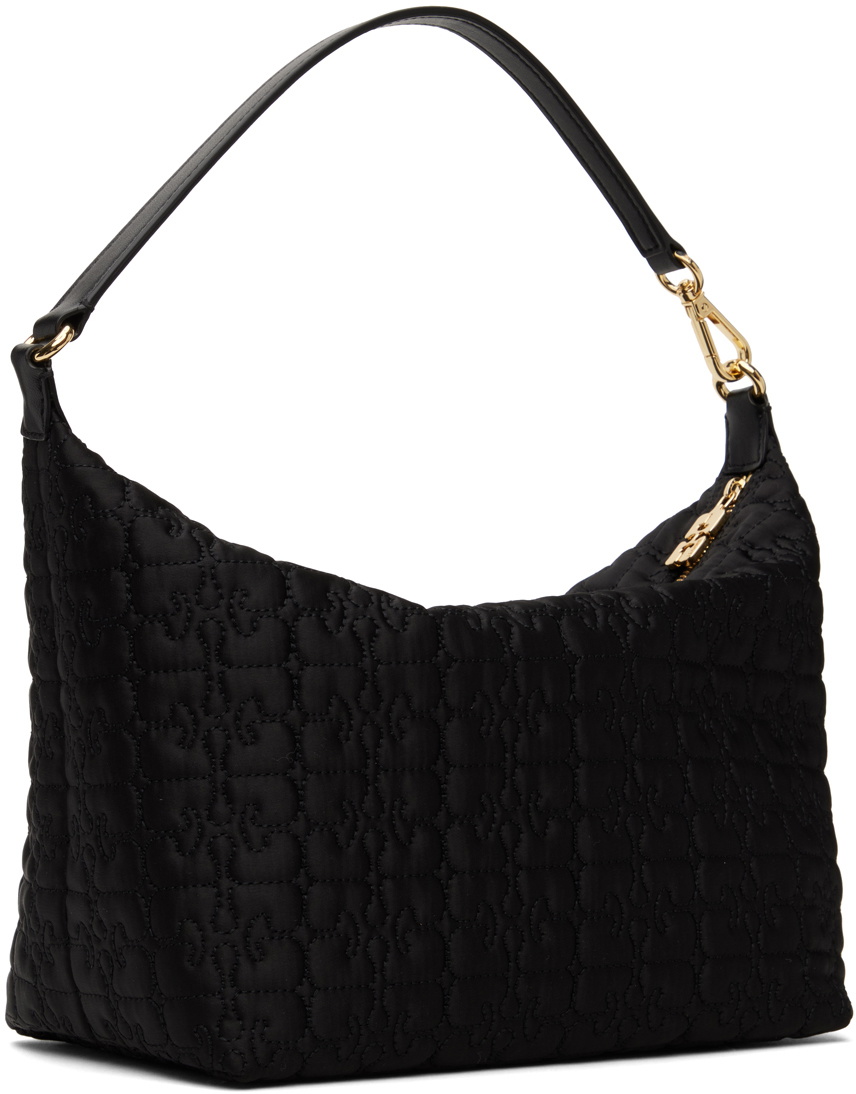 GANNI Black Medium Butterfly Pouch GANNI