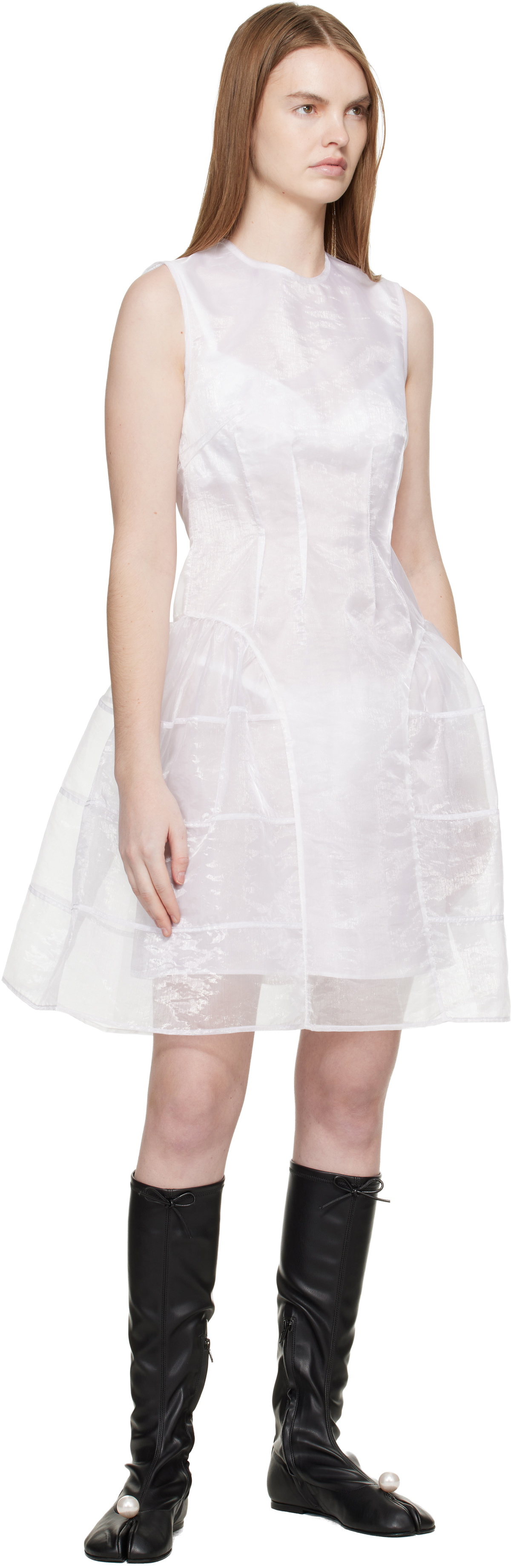 Cecilie Bahnsen White CBclaudie Minidress