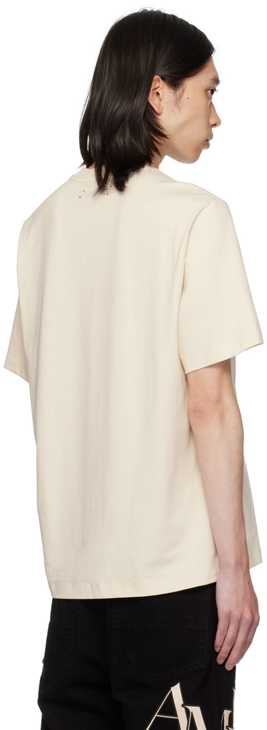 AMIRI Beige Amiri Staggered T-Shirt Amiri