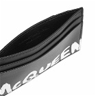 Alexander McQueen Men's Graffiti Card Holder in Black/White