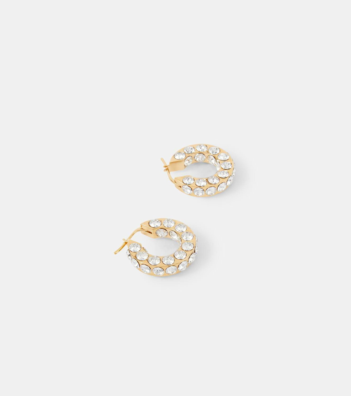 Amina Muaddi Jah crystal-embellished hoop earrings Amina Muaddi