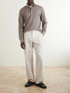 N.PEAL - Cashmere and Silk-Blend Shirt - Brown