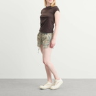 Rick Owens DRKSHDW Women's Fog Boxer Shorts in Mineral Pearl