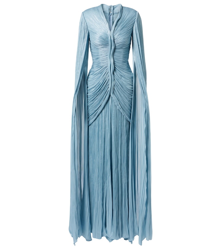 Photo: Marmar Halim Draped pleated gown