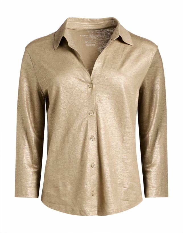 Photo: Majestic Filatures Womens Shirt Sand