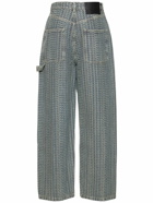 MARC JACOBS - Monogram Denim Painter Pants