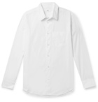 Mr P. - Slim-Fit Cotton-Poplin Shirt - White