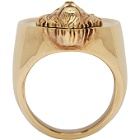 Versus Gold Lion Signet Ring