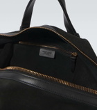 Giorgio Armani Suede duffel bag