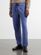 James Perse - Loopback Supima Cotton-Jersey Sweatpants - Blue