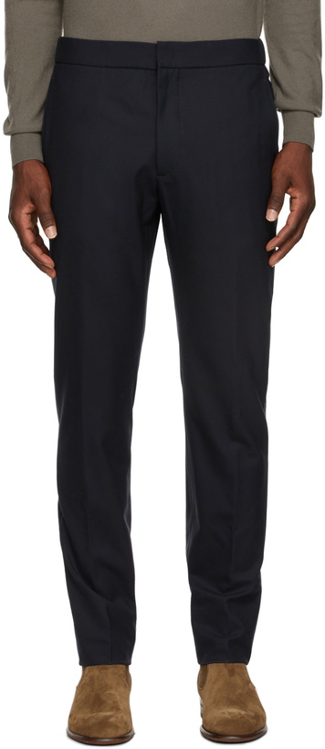 Photo: Loro Piana Navy Leisure City Trousers