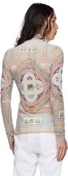 Casablanca Multicolor 'Le Labyrinth' Turtleneck