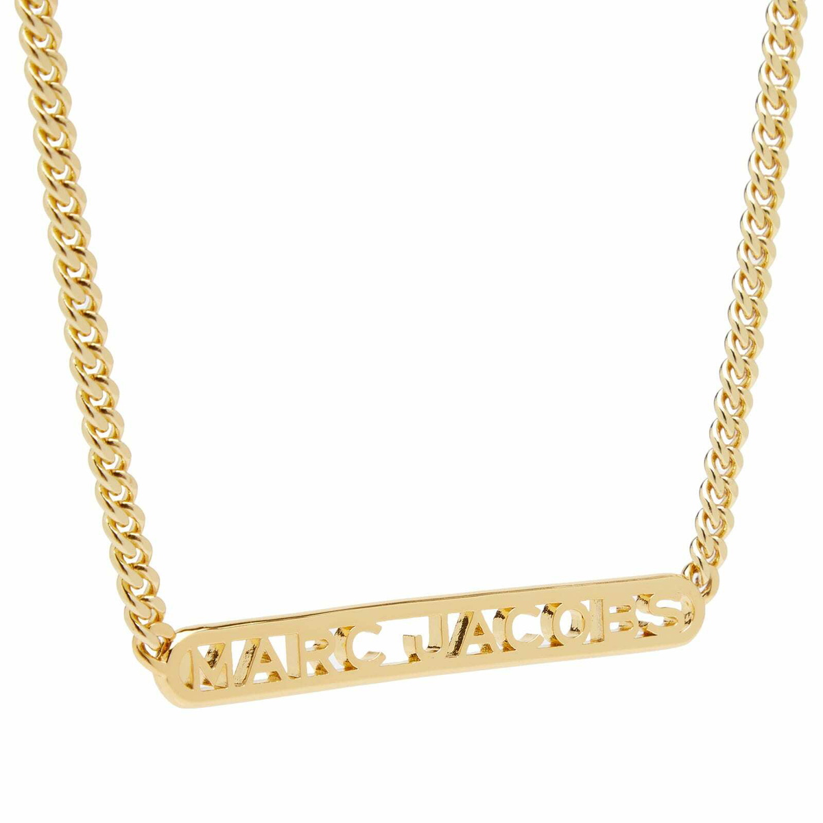 The Barcode Monogram ID Chain Necklace, Marc Jacobs