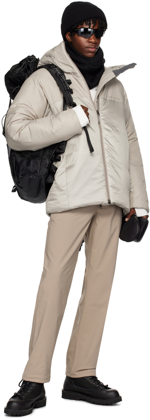 Houdini Beige Double Dunfri Puffer Jacket Houdini