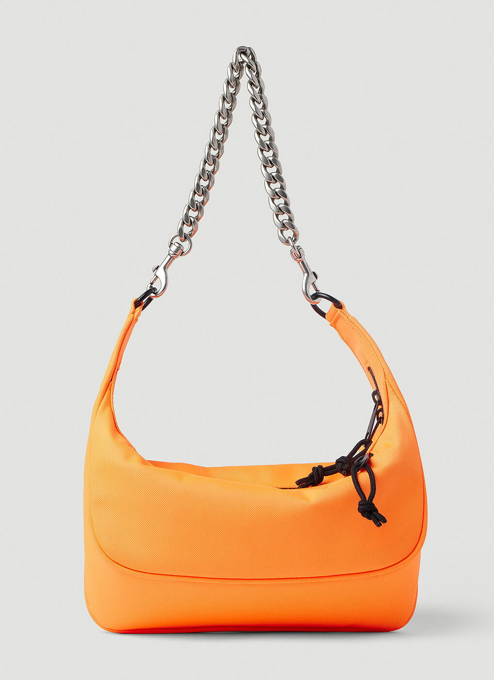 Balenciaga Raver logo-patch shoulder bag - Orange