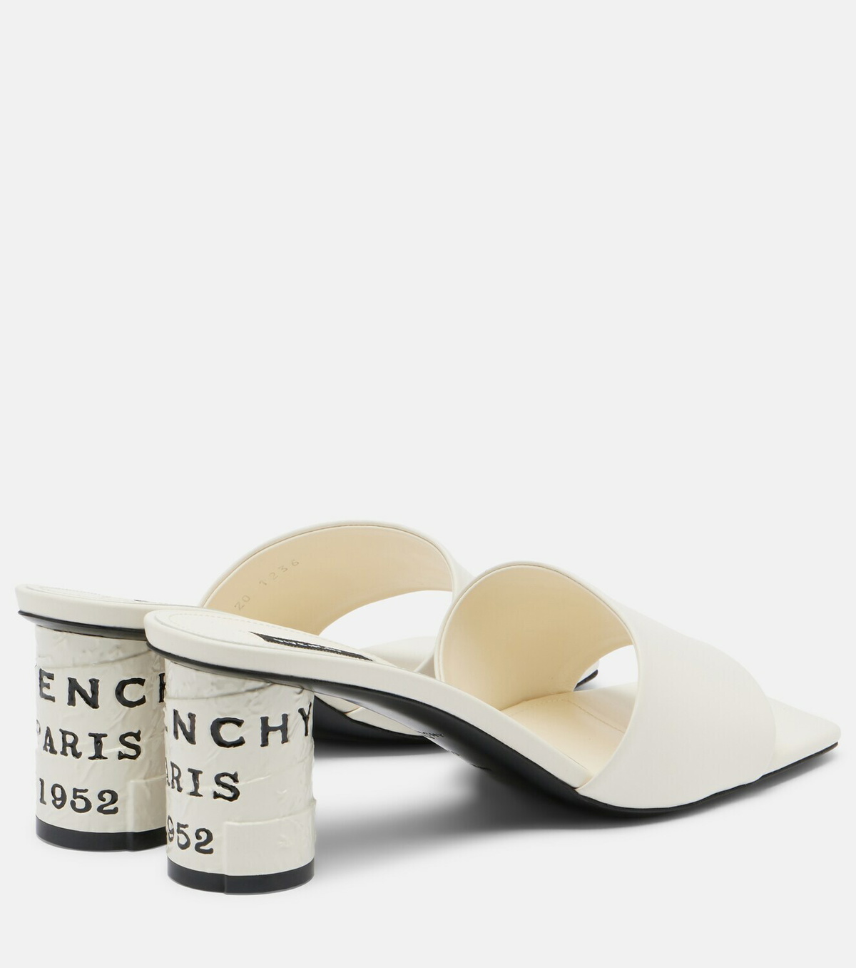 Givenchy Tape leather mules