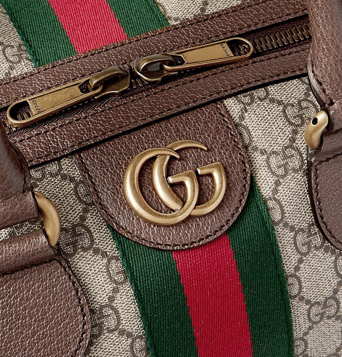 Gucci Duffel Bag with Webbing