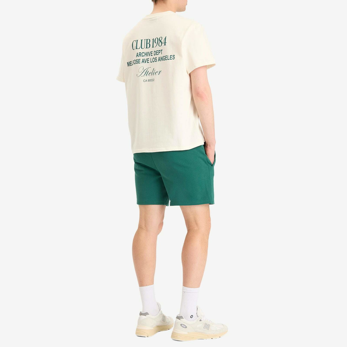 Club 1984 Men's La Dept T-Shirt in Off White